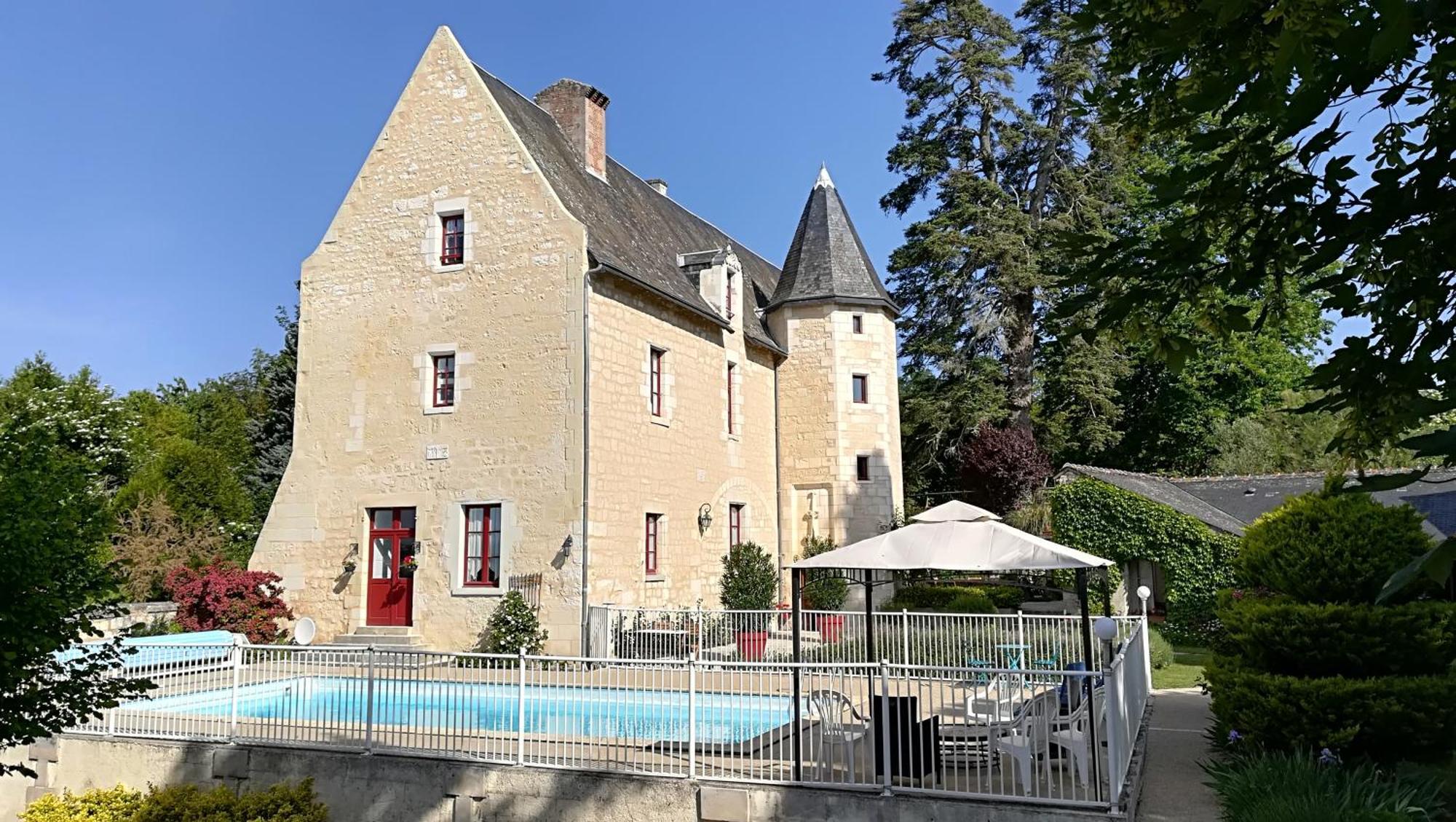 Bed and Breakfast Manoir de l'Abbaye à Seuilly Extérieur photo